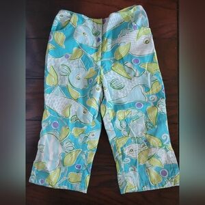 Lilly Pulitzer Kids Pants in Blue and Green
